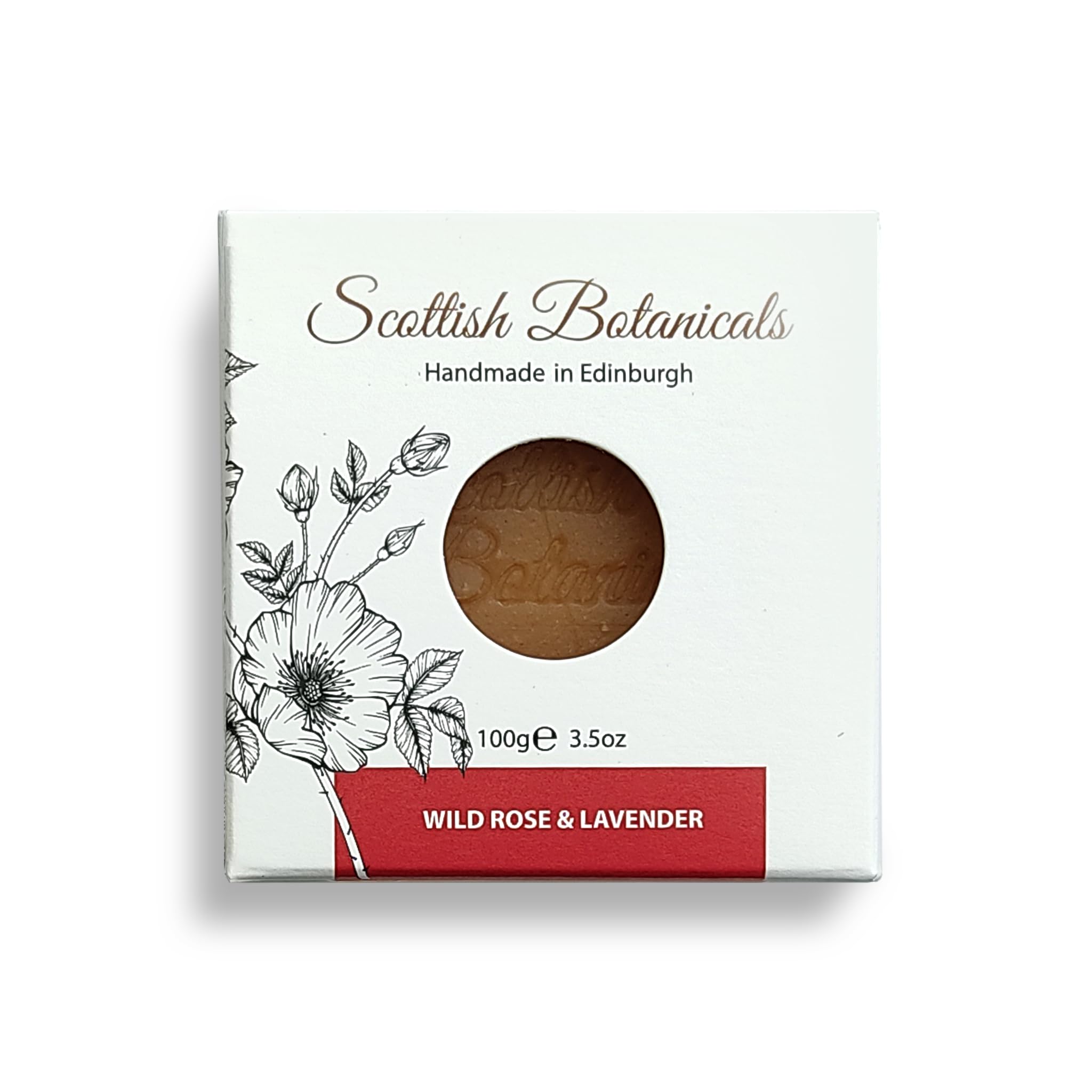 Wild rose & Lavender Soap,Cold Process natural face bar soap, With Premium Essential Oils, All Skin, Scottish handmade soap, With seaweed extracts, Scottish Botanicals by DIANA DRUMMOND