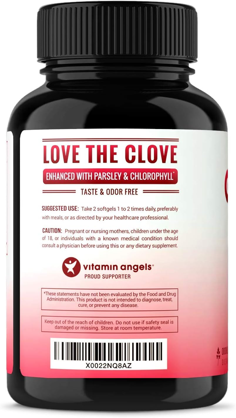 Odorless Garlic Pills [Extra Strength Softgels] 1000mg Immune Support Supplement - Heart, Blood Pressure & Cholesterol Support Capsules - Enhanced w/Parsley, Chlorophyll & Aged Black Garlic Extract: Health & Personal Care