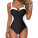 Daci Women's Tummy Control One Piece Swimsuit - Sexy Crisscross Back Bathing Suit 2026