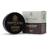 Truefitt & Hill Shaving Cream Bowl - Sandalwood | Smooth Glide for Incredibly Close, Yet Comfortable Hydrating Shave, 6.7 ounces