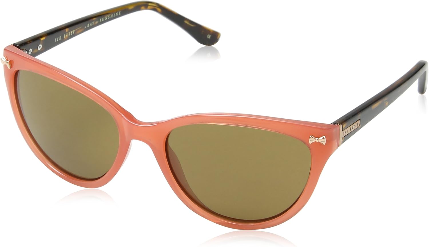 Ted Baker Sunglasses Women's TB1393 Rhea Cateye Sunglasses 56 mm, Salmon Amazon.co.uk Clothing