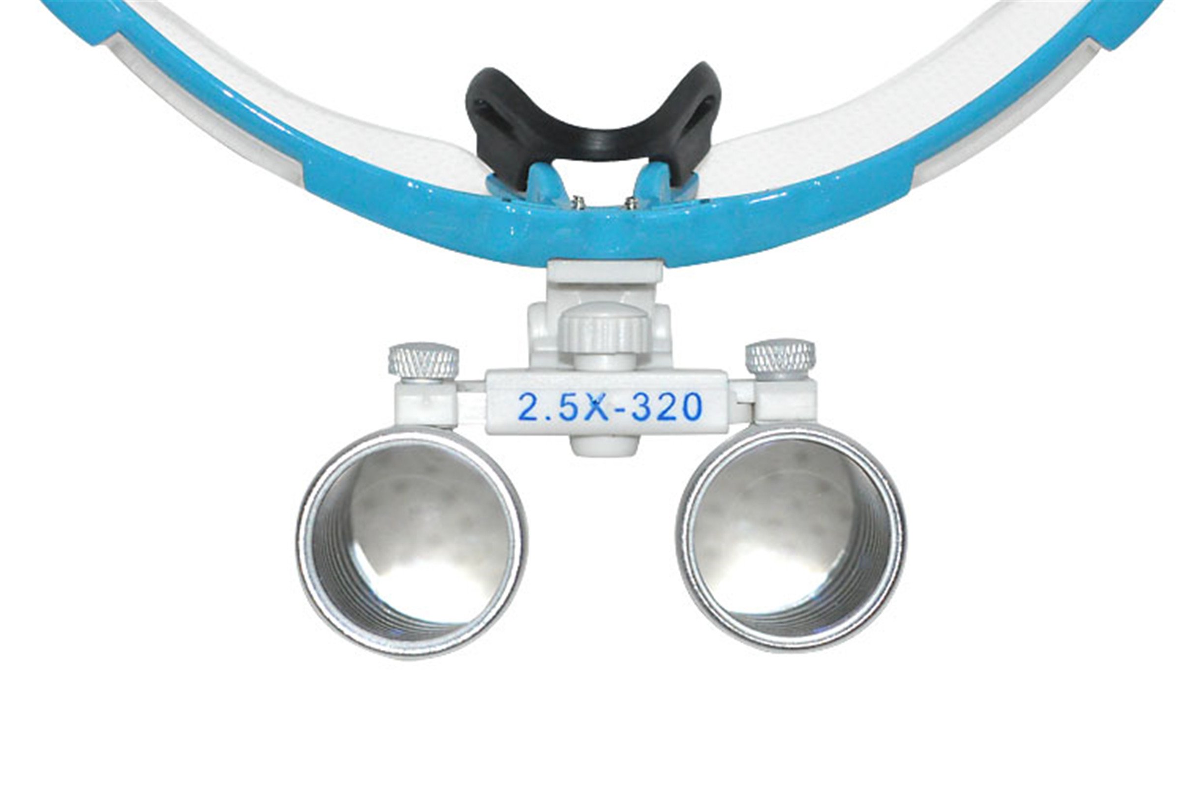 Denshine Kits Médico Quirúrgico Dental Gafas Lupas Binoculares 2.5×320MM(Azul)