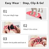 Joytale XXS Step in Dog Harness Pink Reflective Mesh Easy Walk view 3
