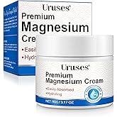 Magnesium Cream, Magnesium Lotion, Highly Concentrated Magnesium for Leg, Muscle, Joint Car, Magnesium Oil Cream with Pure Zechstein Magnesium, Topical Magnesium Chloride, Easy Absortion, 3.17G