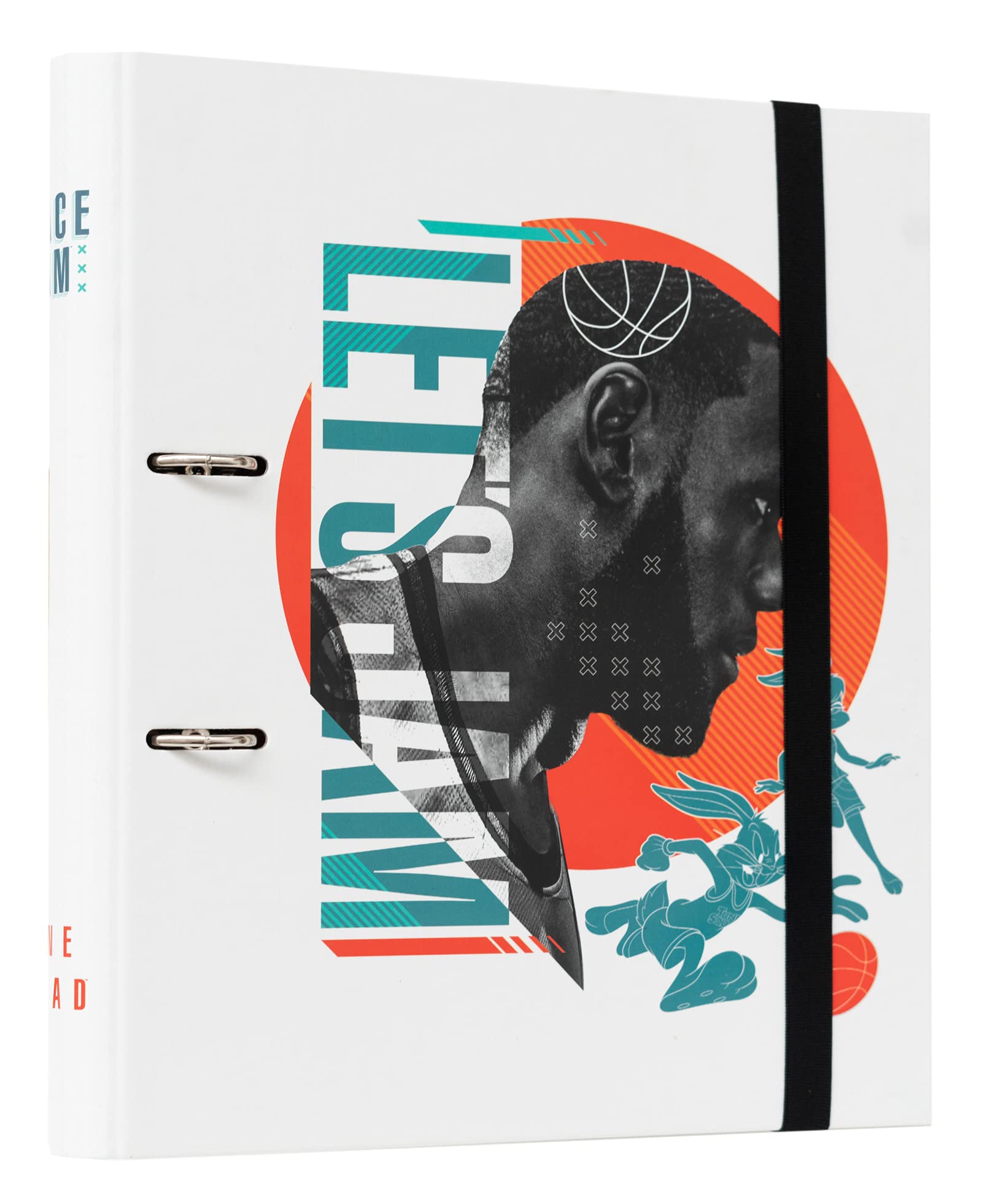 Official Space Jam 2 Ring Binder - A4 Folders Ring Binder - 10.6 x 12.6 inches / 27 x 32 cm - Ring Binder A4 - A4 Ringbinder - A4 Files 2 Ring Binder