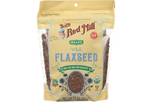 Bob's Red Mill Organic Brown Flaxseeds, Resealable Stand up Bag, 13 OZ