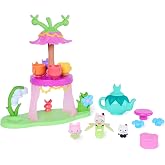 DREAMWORKS GABBY'S DOLLHOUSE Fairylandia, Flutter-riffic Tea Party Playset | 14-Piece Set, 5 Play Areas, Dollhouse Accessories, Imaginative Play, Kids Toys for Girls &amp; Boys Ages 3 and Up
