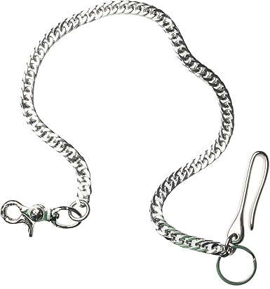 Ruth/&Boaz Block chain Stainless Steel Key Chain Wallet Chain