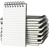 12 Pack 3x5" Spiral Pocket Notebook, College Ruled Small Notepad for School | Mini Notebook, Small Notebooks, Pocket Notepad, Lined Note Pads for Home Office Work Travel Meetings Travel Quick Note Taking