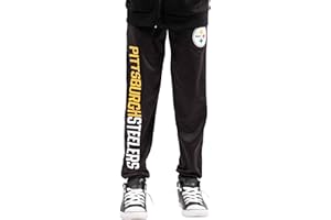 Ultra Game NFL Boys' High Performance Moisture Wicking Fleece Jogger Sweatpants