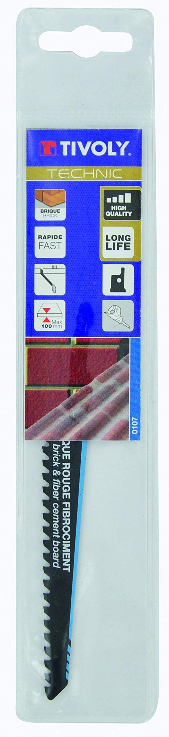 Tivoly XT505820107 Special Sabre Saw Blade for Abrasive Materials L150