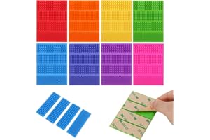 PURAEASE Textured Sensory Stickers – 8 Pack Silicone Fidget Strips for Kids & Adults with ADHD, Autism & Anxiety – Quiet Toys for Desk, Travel & Office – Great for Gifting, Rewards & Fillers