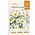 Transfer Master Glossy Inkjet Printer Paper Legal Size 8.5X14 Inch 30LB for Inkjet Printers Dye Ink for Brochure Flyer 40sheets 115GSM