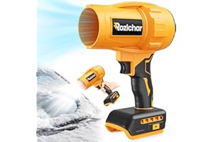 Rozlchar Cordless Leaf Blower Compatible for DeWALT 20V Batteries((No Battery), Variable Speed Handheld Turbo Blower with Bru