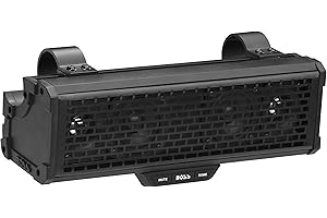 BOSS Audio Systems BRRC14 14 Inch ATV UTV Sound Bar - 3 Inch Speakers, 1 Inch Tweeters, IPX5 Weatherproof, Full Range Audio, 