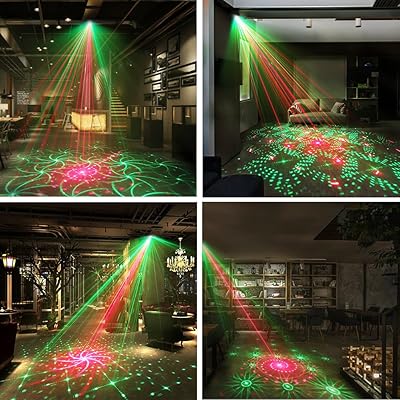 Buy Dj Laser Lights Suny Music Laser Projector 40 Patterns Rg Stage Lighting Blue Led Remote Control Red Green Sound Activated Xmas Party Indoor Family Wedding Decoration Carnival Holiday Bar Disco Show