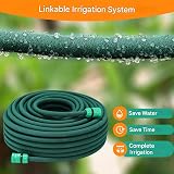 TLGREEN 50M Soaker Hose Set Drip Irrigation Leaky Pipe 1/2" 16.8mm view 4