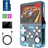 ugtenversi Retro Handheld Game Console Preload 20000+ Games 12+Emulators , Retro Gaming Console 3.5-inch IPS Screen (Lake Blue)