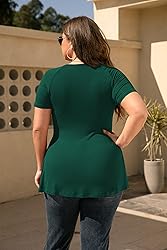 TIANZHU Women'S Plus Size Dressy patrick shirts for