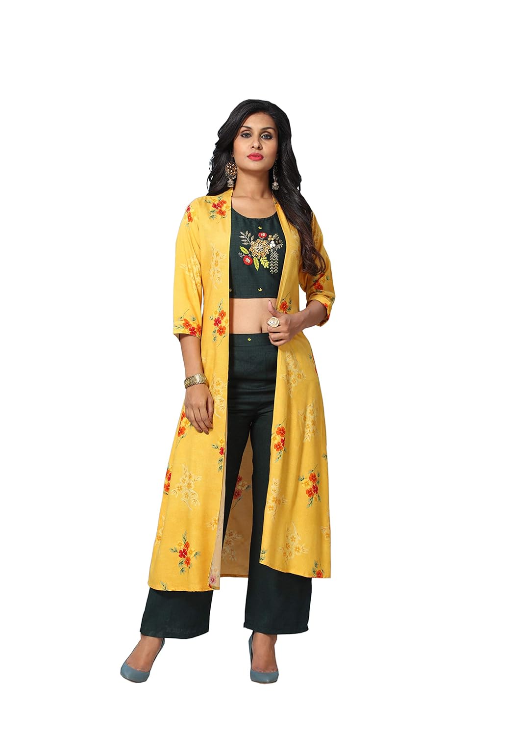 green and yellow top