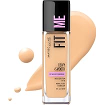 Amazon.com: Maybelline Fit Me Dewy + Smooth Liquid Foundation ...