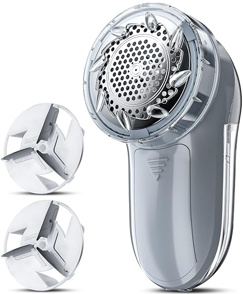 Bymore Fabric Shaver, Lint Remover, Lint Shaver Defuzzer Sweater Shaver for Clothes and Furniture AC Adapter or Battery Operated Pill Fuzz Remover