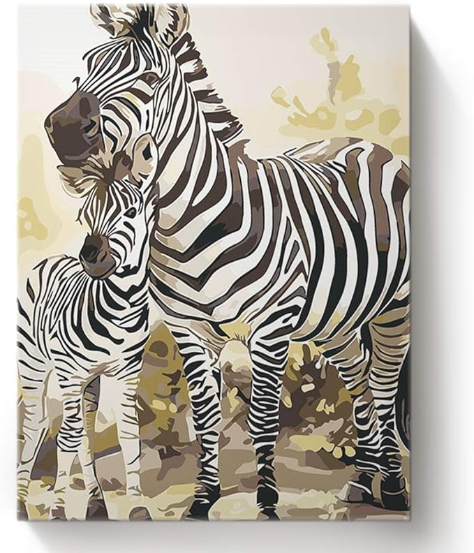 Paint by Numbers for Adults, Canvas DIY Oil Painting for