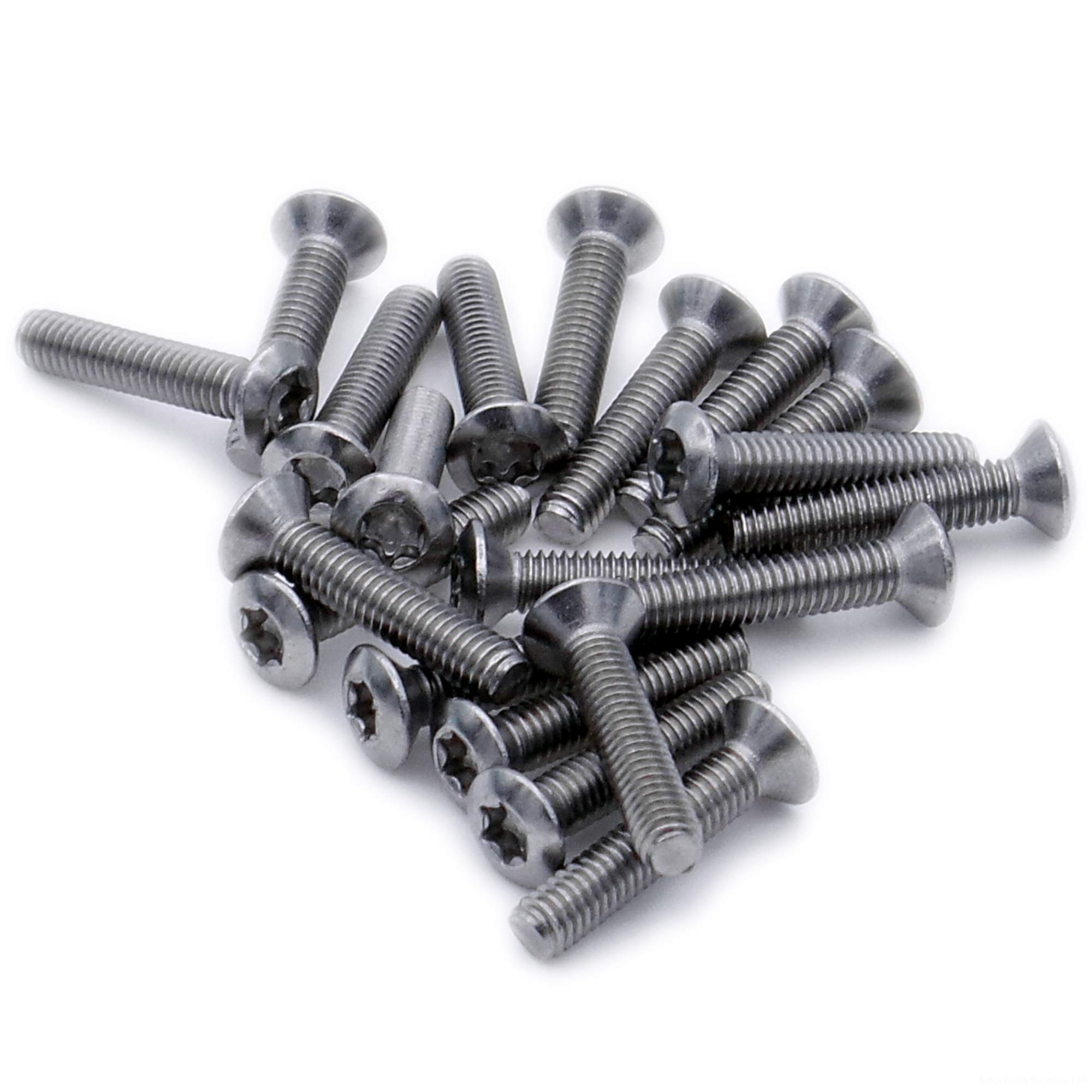 M3 (3mm x 35mm) TX Socket Raised Countersunk Machine Screw (Bolt) - Stainless Steel (A2) (Pack of 20)