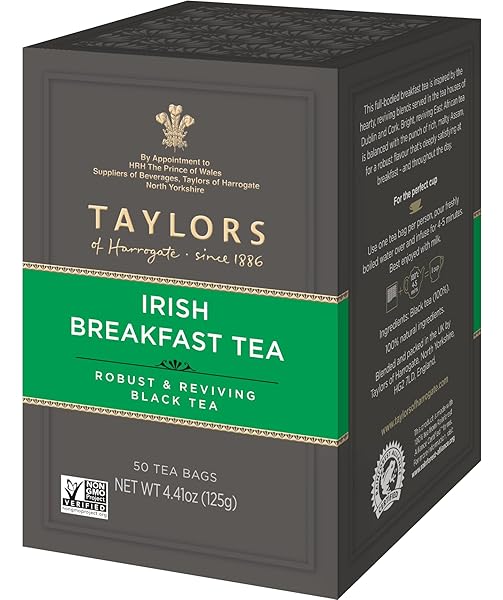 TAYLORS OF HARROGATE IRISH BREAKFAST, 50 TEABAGS