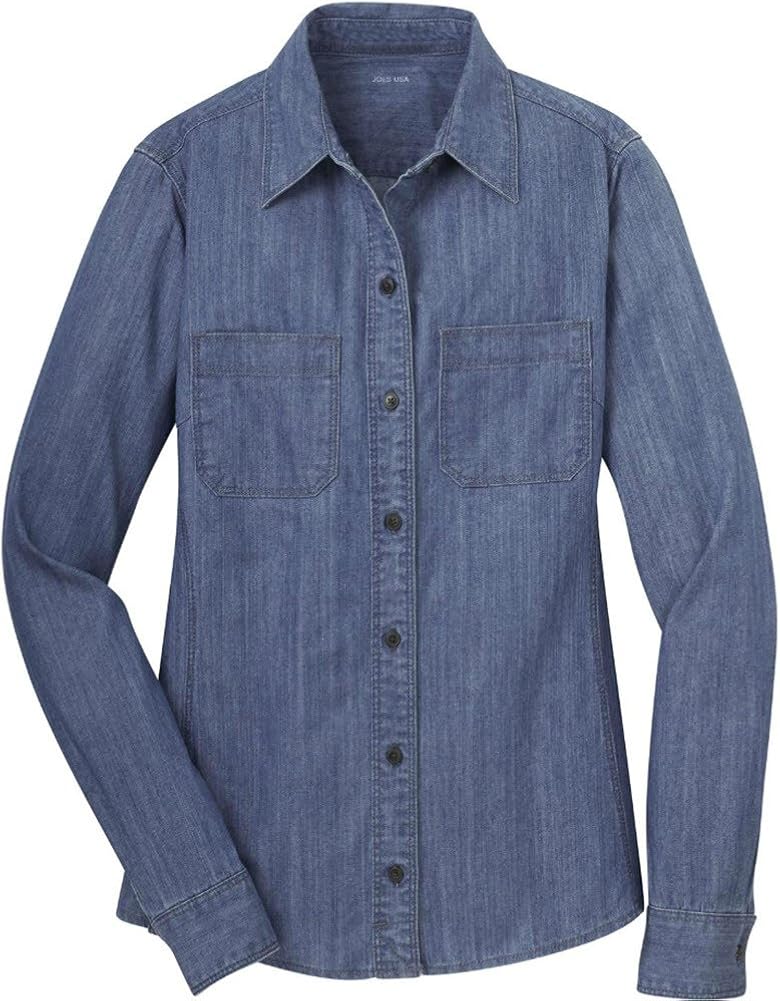 printed denim shirts