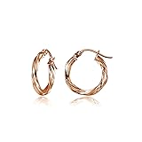 Hoops & Loops - Sterling Silver 15mm Twisted Click
