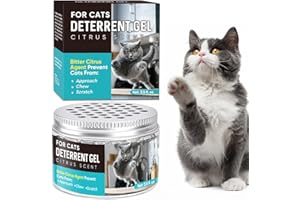 TOPICY Cat Deterrent Gel, Cat Repellent Indoor, Cat Scratch Deterrent for Pet Behavior Training, Prevent Cats Scratching Furniture, Sofas, Curtains & Plants