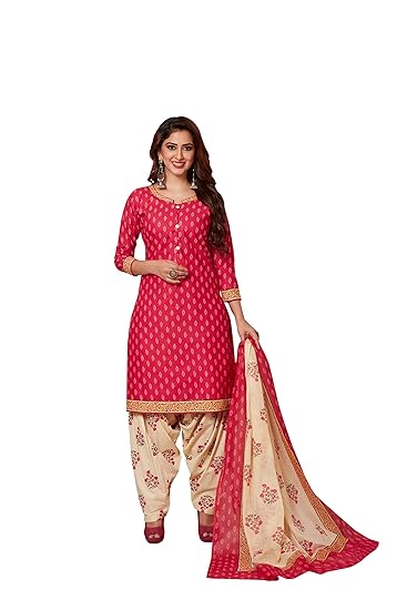 Womens Pure Cotton Printed Fully stitched Salwar Suit