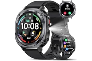 Military Smart Watches for Men(Answer/Make Calls), 1.39" HD Fitness Watch, 24/7 Heart Rate Sleep Monitor, Smart Watch for Men,114+ Sport Modes, IP68 Waterproof Smartwatch for Android iOS, 30Day, Black4.8 out of 5 stars 112$35.99