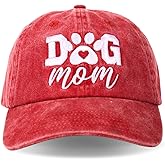 InnoBeta Dog Mom Cap for Women - Funny Adjustable Embroidered Hat Gifts for Birthdays, Christmas