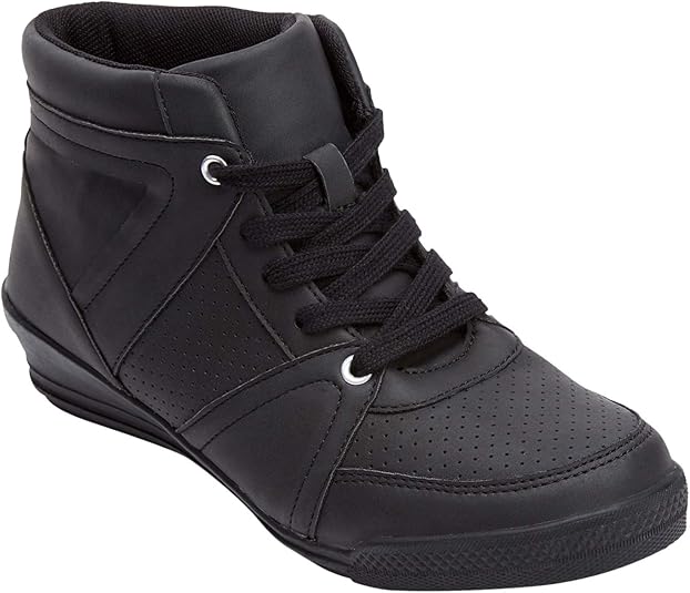 wide width high top sneakers