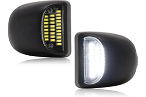 SHINEFIT White 54-LED License Plate Lights Tag Lamps Replacement for Escalade Silverado Sierra 1500 2500 3500 Tahoe Suburban Yukon XL Avalanche