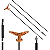 itayak 8.63'/12.3' Shallow Water Anchor Pole with T-Handle, Solid Fiberglass Reinforced Polyamide66, Mud Anchor Pole for Boat, Fishing Kayak (Gloves Included)
