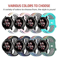 Geageaus 22mm Rainbow Bands Compatible with Samsung