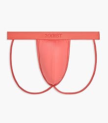2(X)IST Womens Sliq Jock Strap Shell Pink X-Large
