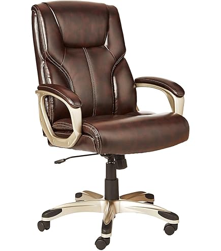 Amazon.com: Realspace® Tresswell Bonded Leather High-Back Chair