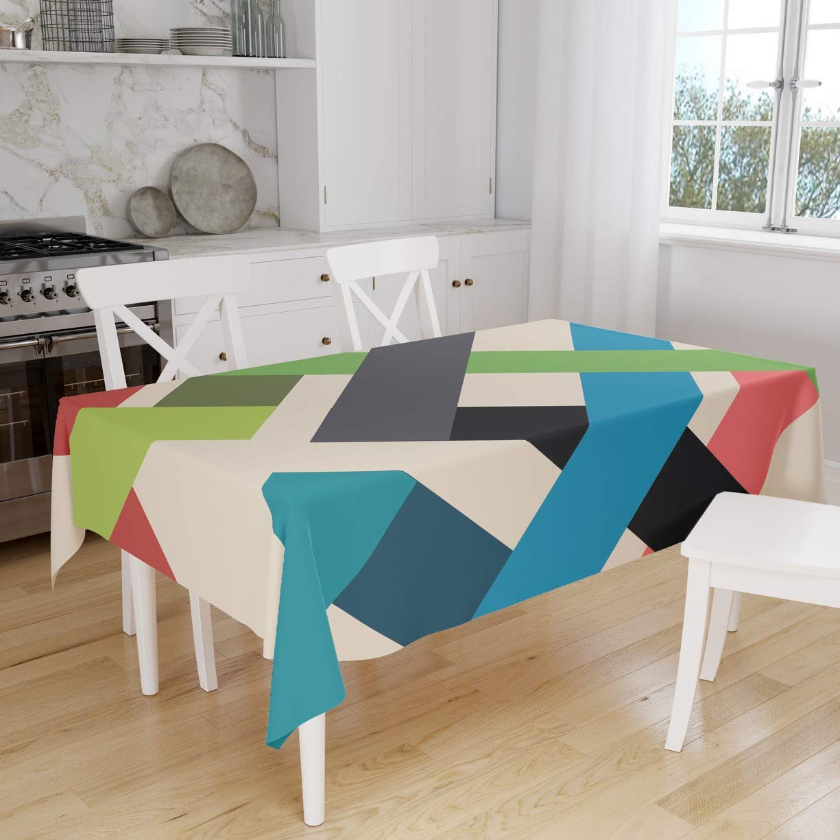 Bonamaison Kitchen Decoration, Tablecloth, 140cm x 160cm - Designed and Manufactured in Turkey