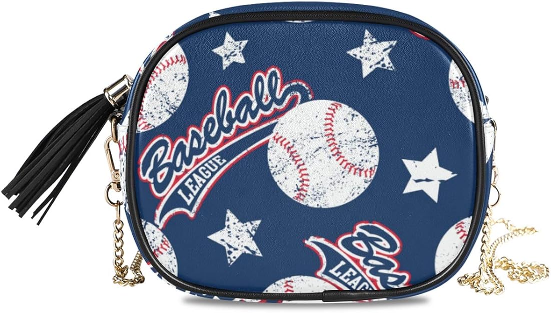 baseball cross body bag