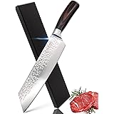 Kitory Kiritsuke Chef's Knife 8" Japanese Chef's Knife for Smoothly cutting Multi-Use Asian Kitchen Knife for Cutting Meat an