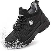 Goldnut Women's Winter Snow Boots, Waterproof Faux Fur Lined Mid-Calf Booties with Zipper Comfortable Warm Shoes Outdoor