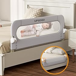 UPGOGO Folding Bed Rail for Toddlers,Baby Bed Rail