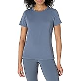 Amazon Essentials Women's Active Soft Cotton Regular Fit Crewneck Short Sleeve Lightweight Yoga Workout T-Shirt