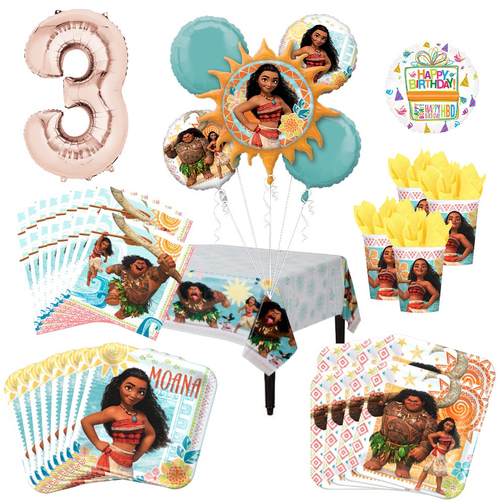 Moana Party Bundles for 8 Guests - Birthday Wikii!