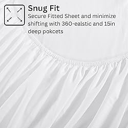 Casa Platino Twin Sheets Set, 100% Brushed