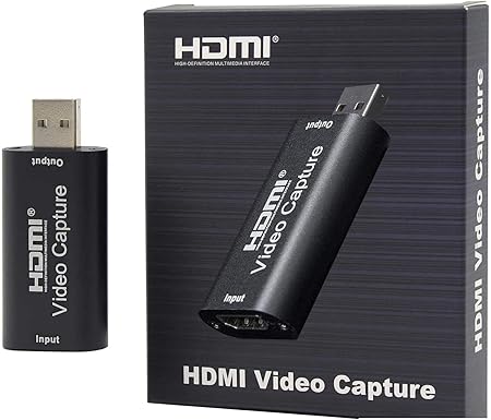 Amazon Com Nuetek 2 Pcs Hdmi To Usb Video Capture Card Usb 2 0 1080p Record Easily Connect Dslr Camcorder Action Cam To Pc Mac For High Definition Acquisition Live Video Streaming Computers